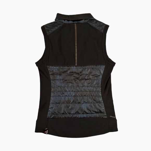 New Balance Heat Hybrid Polartec Vest Sz S Black Sporty Athleisure Activewear - Picture 2 of 8